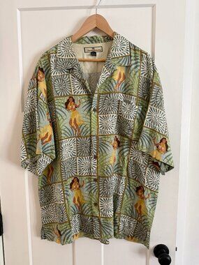 Tommy Bahama Mens Silk Shirt Size L